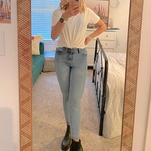 celebrity pink, skinny jeans.